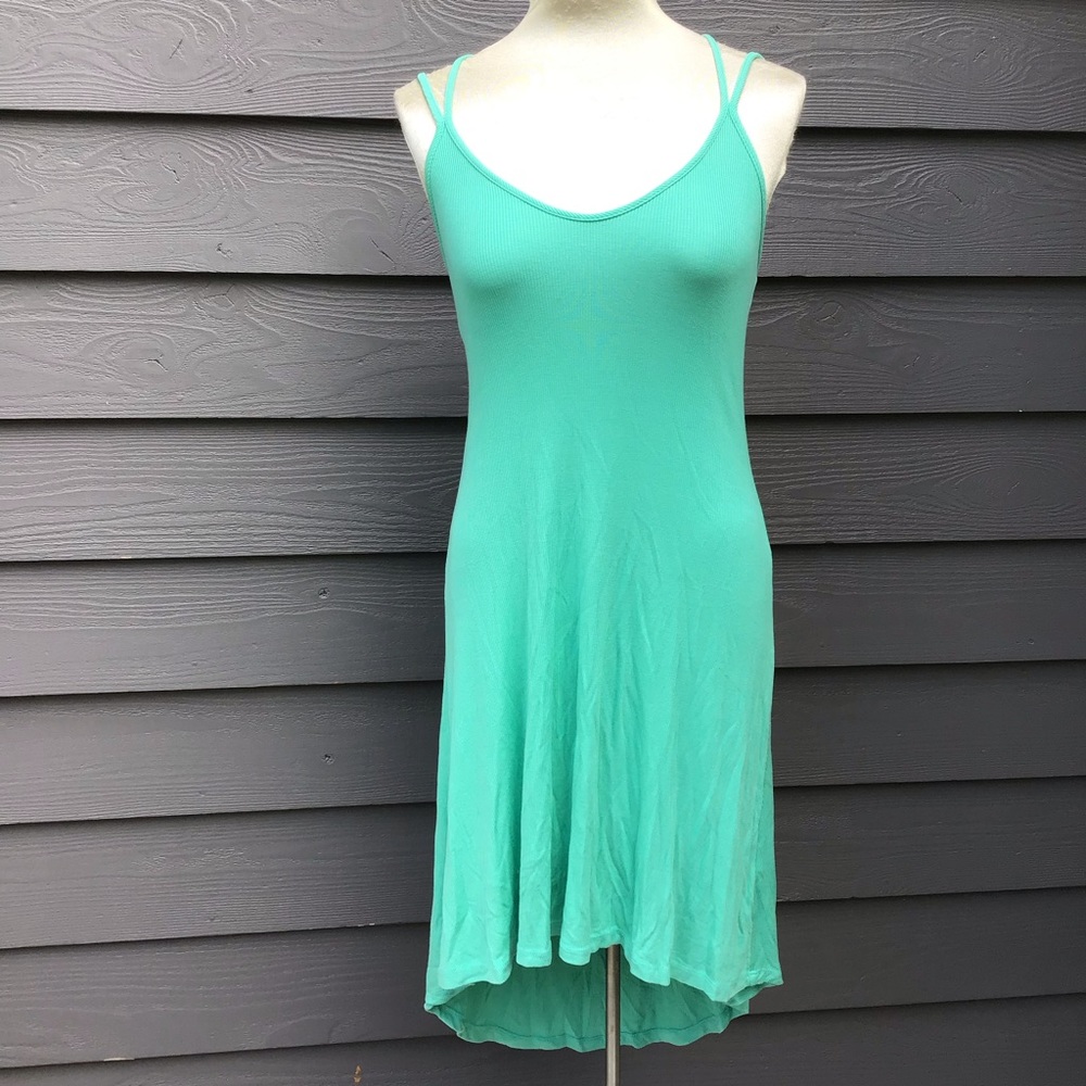 nwt SPLENDID aqua green summer dress XS S (K1)